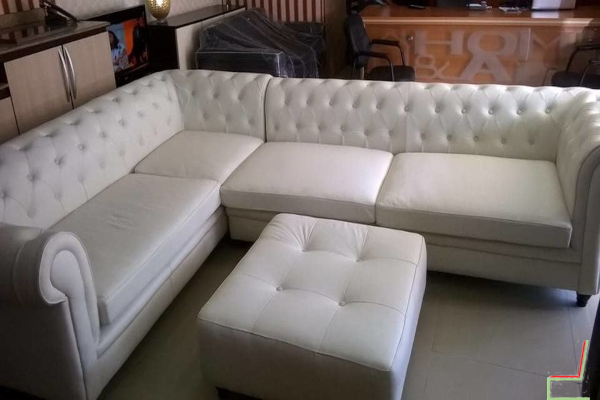 white sofa