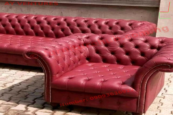 red sofa